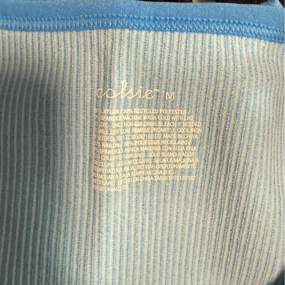 Colsie (Target) Ribbed Cross-Strap Crop Top | Size: Medium - Picture 5 of 5